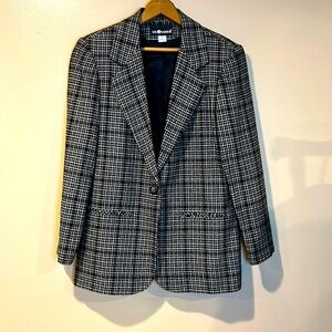 Sag harbor vintage tweed blazer